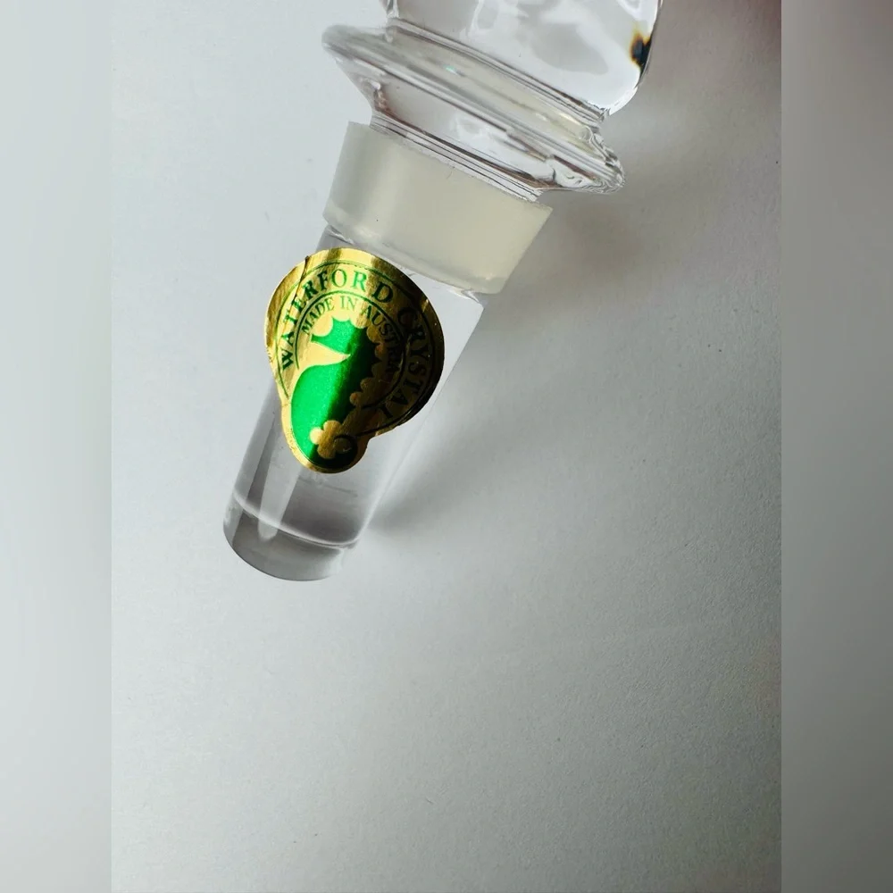 EXQUISITE WATERFORD CRYSTAL HORSE HEAD WINE BOTTLE STOPPER IN BOX - Picture 5 of 7